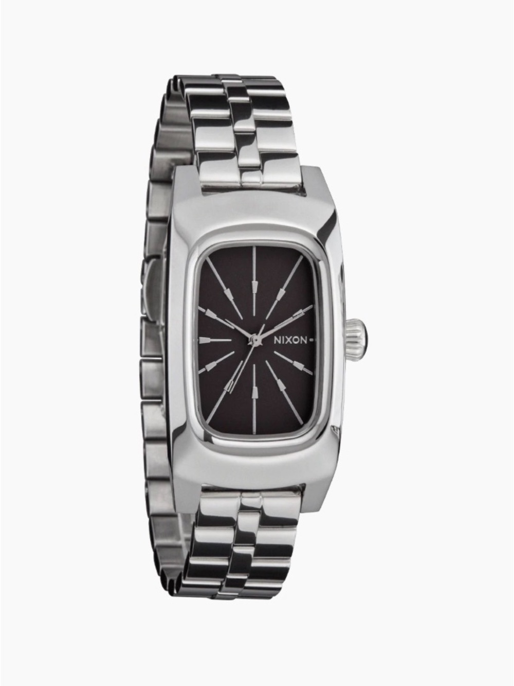 Nixon “Frankie” Stainless Steel Women’s Watch with Black Dial